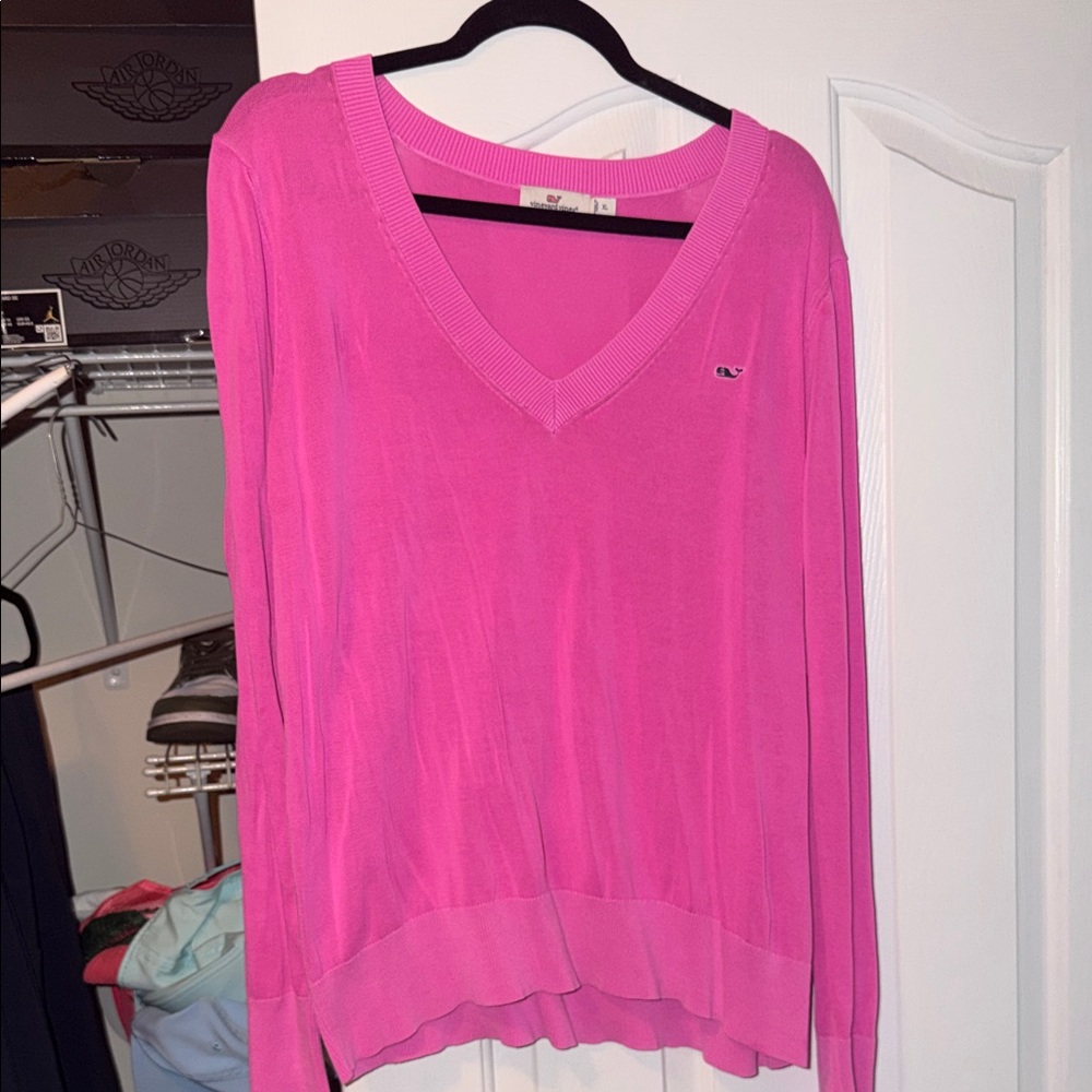 Vineyard Vines Orchid V-Neck Sweater
